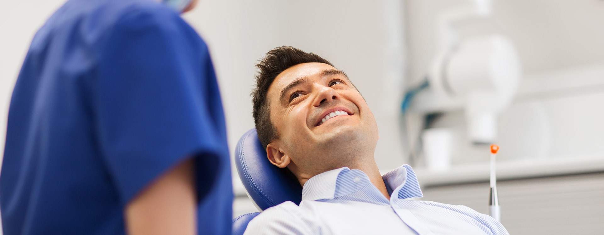 NE Calgary Happy Hygiene Patient | Redstone Smiles Dental | General and Family Dentist | NE Calgary Dentist
